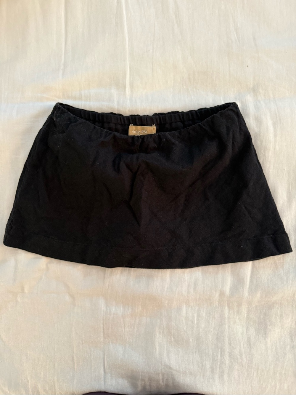 Free People Black Micro Mini Skirt